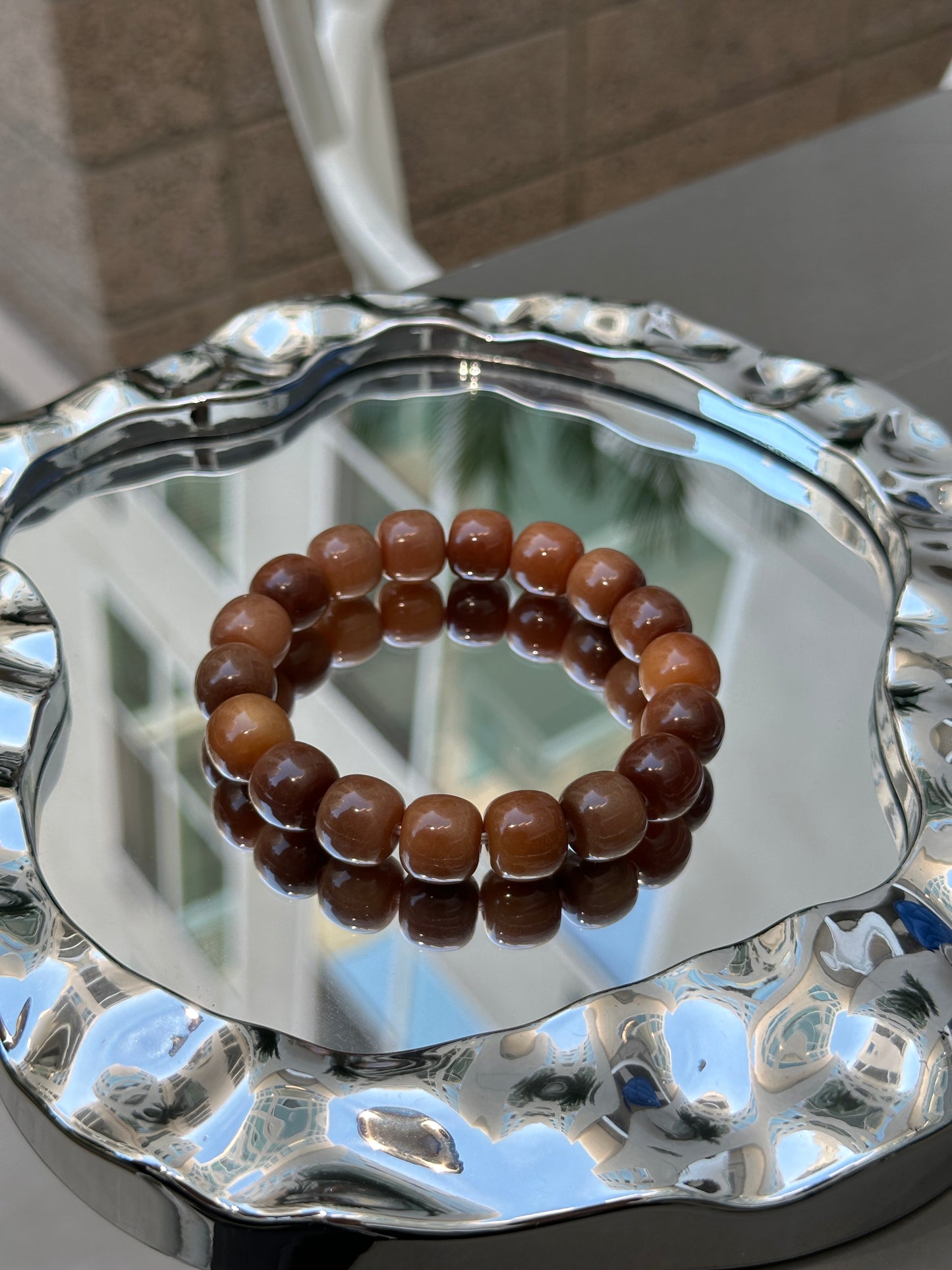 Autumn Filbert - Bodhi Root Bracelet