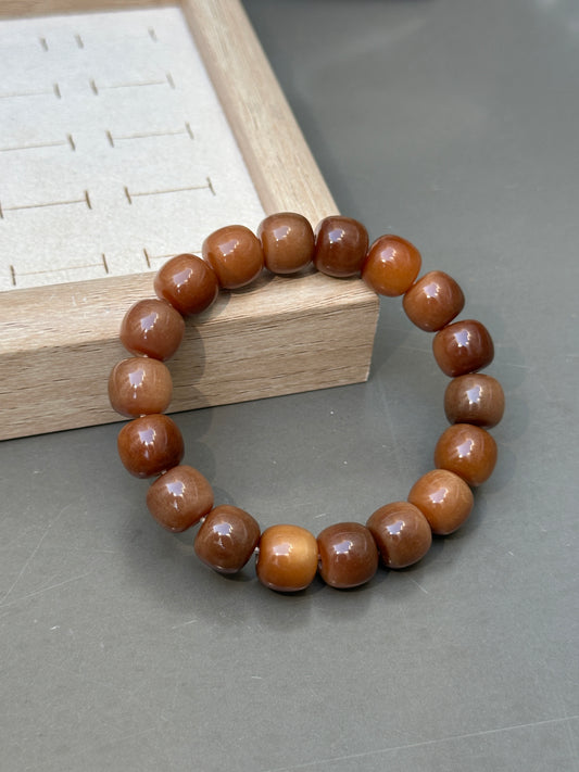 Autumn Filbert - Bodhi Root Bracelet